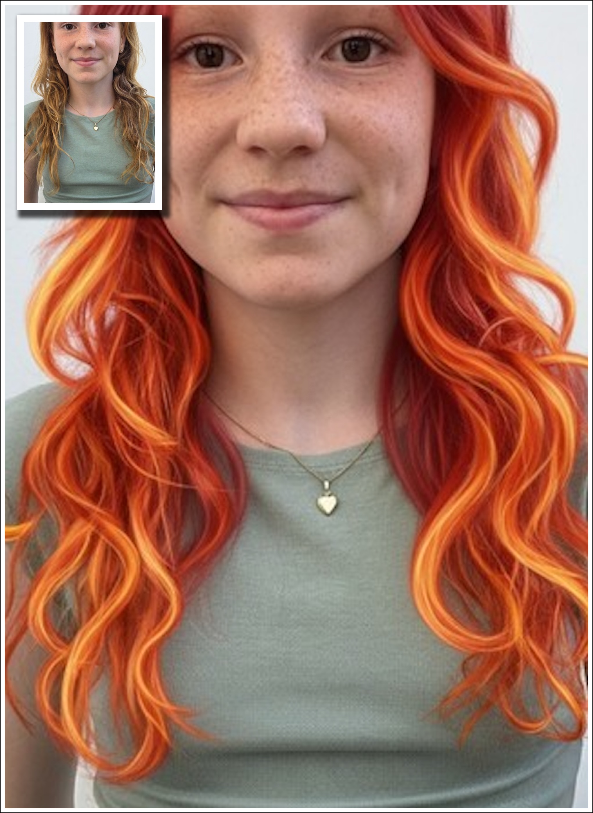 Hair Color Example